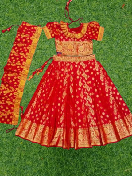 সফট কাতান লেহেঙ্গা